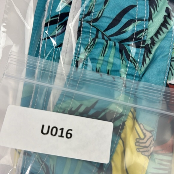 DC Comics Men's/Unisex Superman Surfing Tropical Blue Board Shorts - Picture 11 of 11